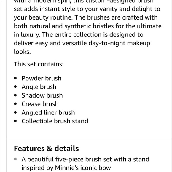 Sephora Disney Brush Set BNWTS - Picture 8 of 8